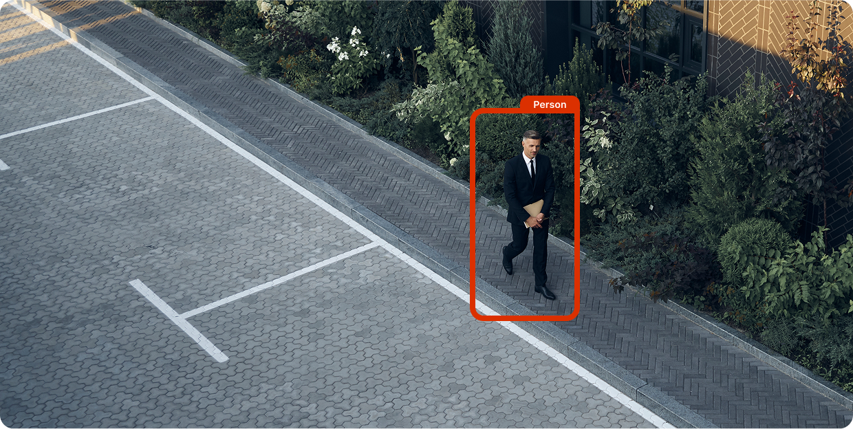 Man detected with AI