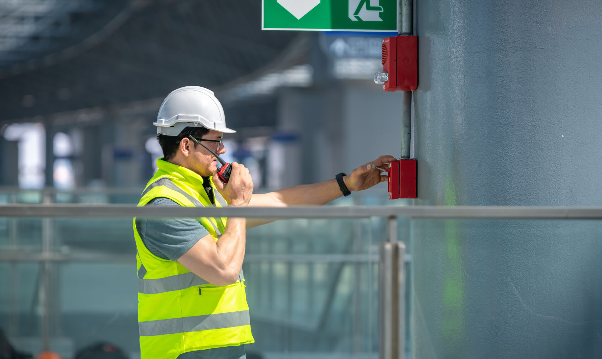 Fire Safety worker
