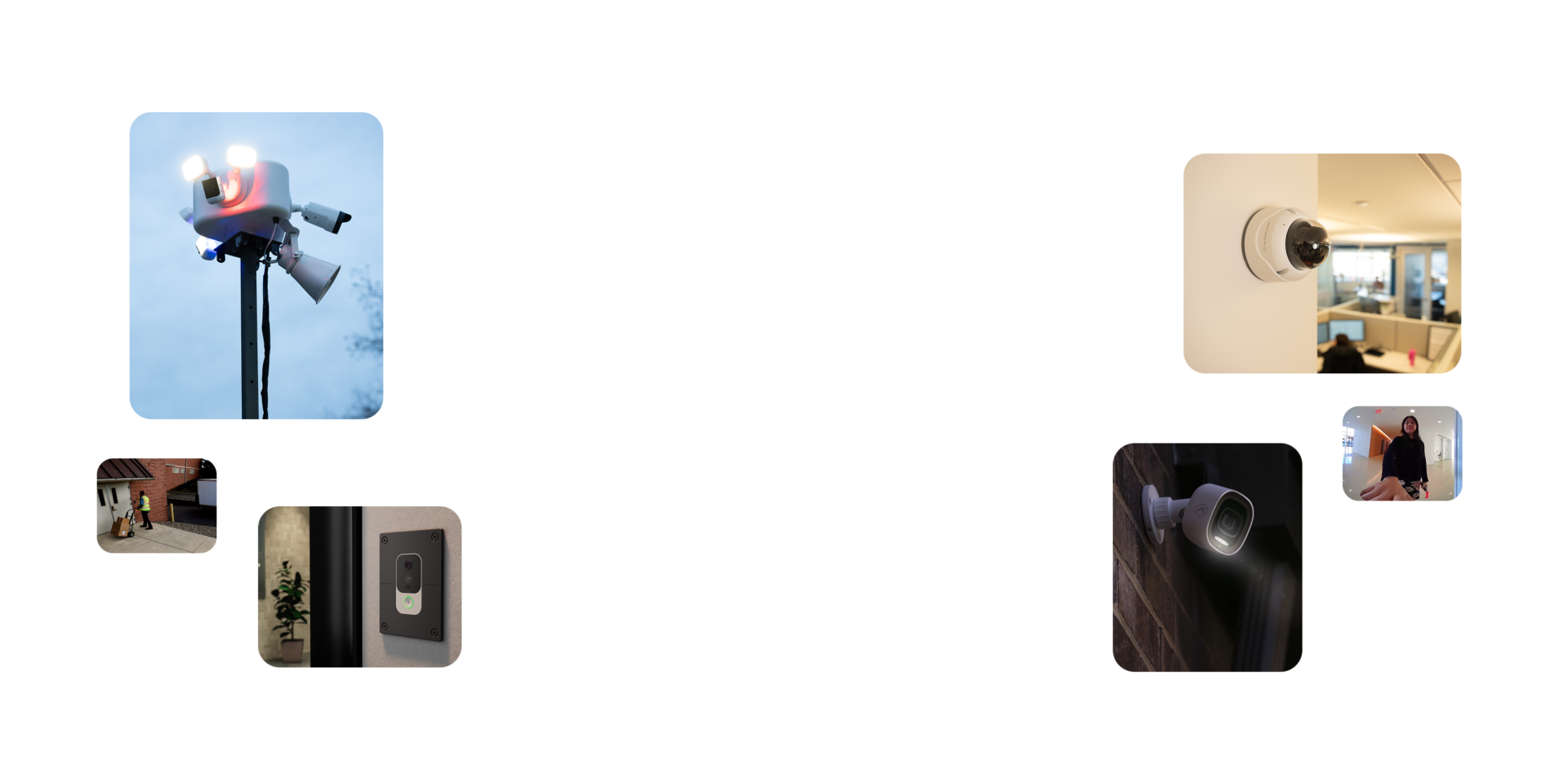floating image gallery of cameras