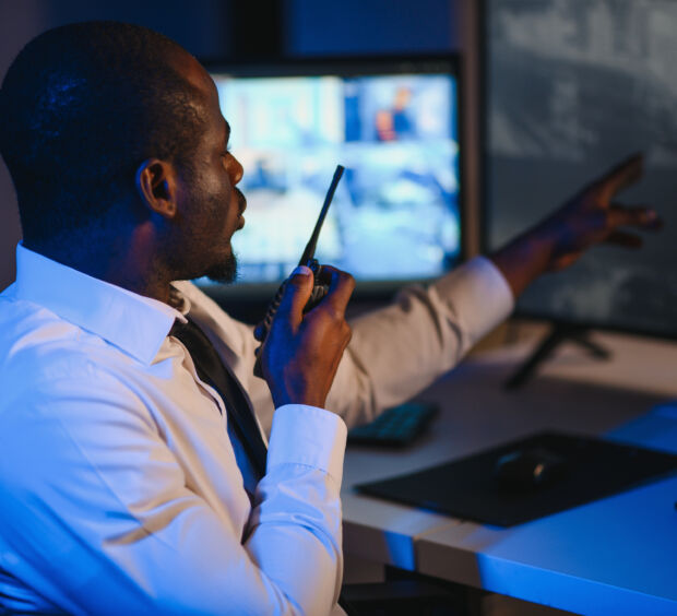 Man Using Intrusion Panels