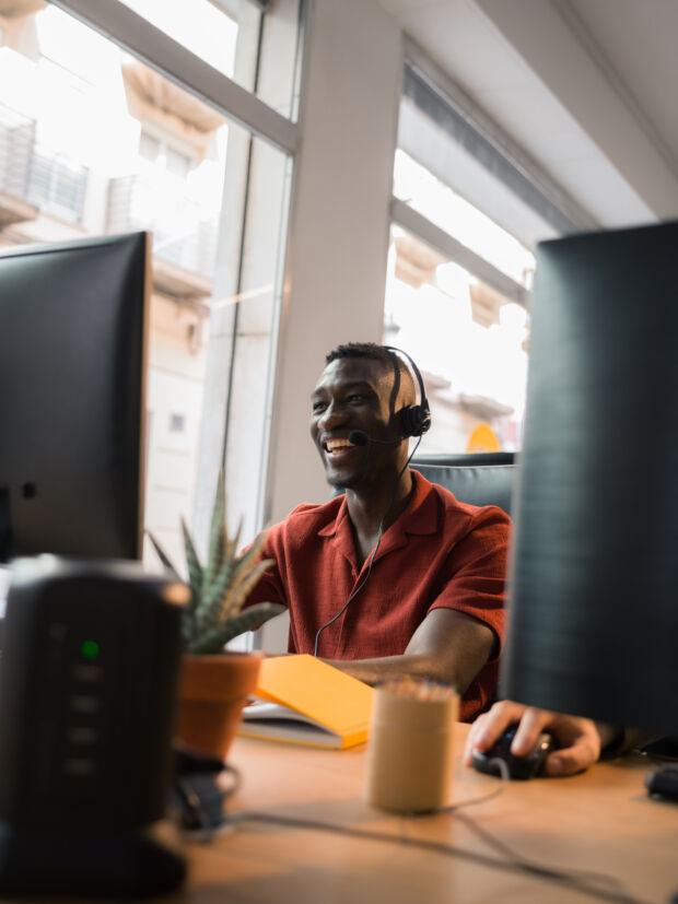 Customer Support worker