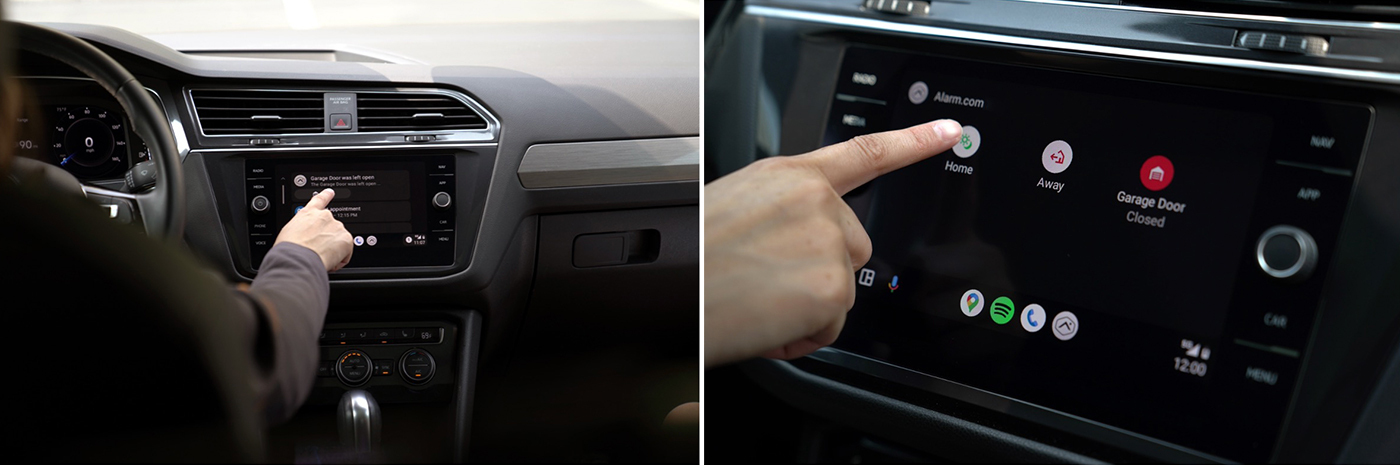 Stay connected to Alarm.com home security with Android Auto